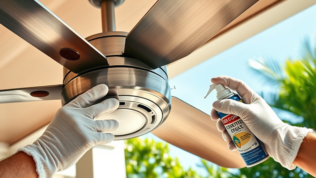 protect fan from salt damage