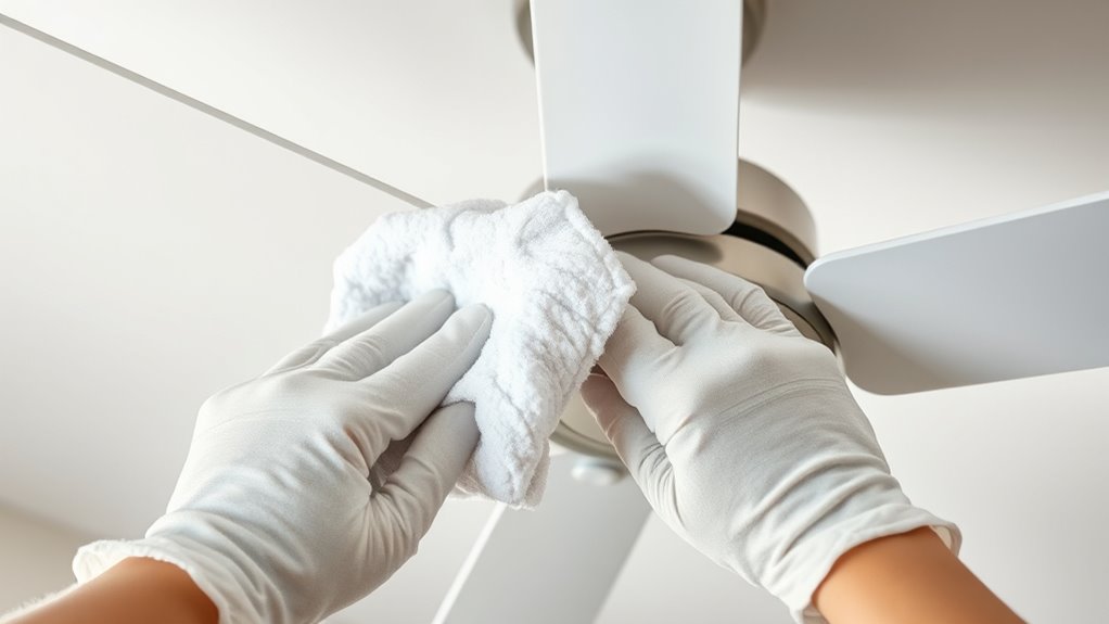 regular cleaning prolongs fan life