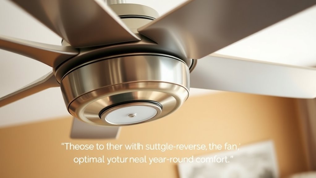 reverse fan blades seasonally