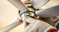 secure and tighten blades