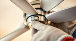 secure and tighten blades
