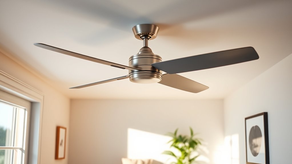 select appropriate small room ceiling fan