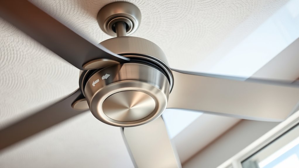 set fan to counterclockwise