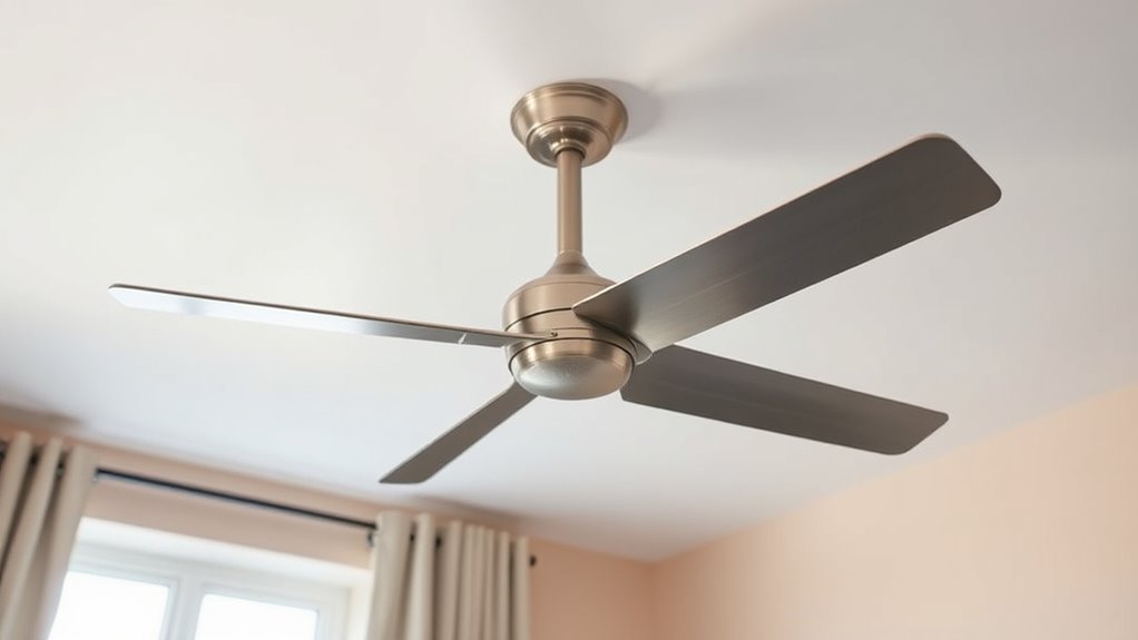 small space ceiling fan selection