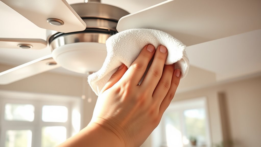 use pillowcase to dust