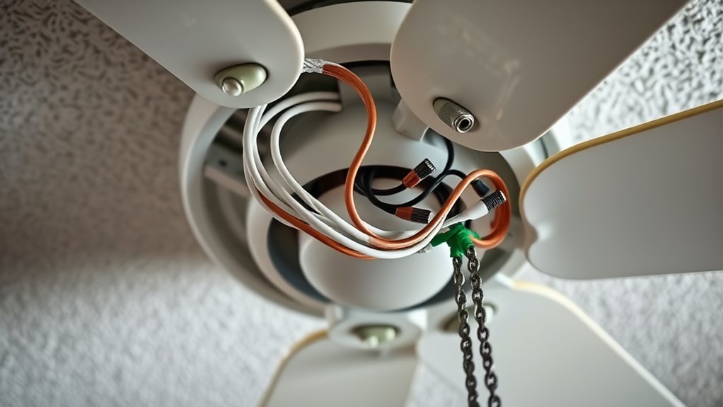wiring fan with light