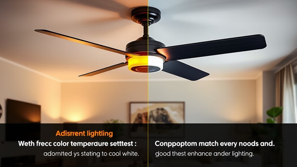 adjustable color temperature control