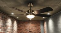 basement ceiling fan options