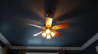 ceiling color affects light