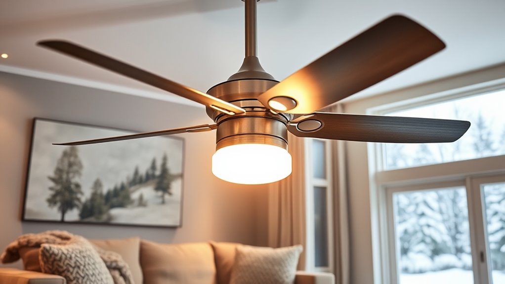 ceiling fans with heat