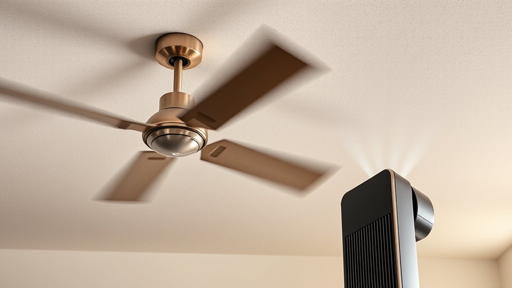 ceiling versus tower fans