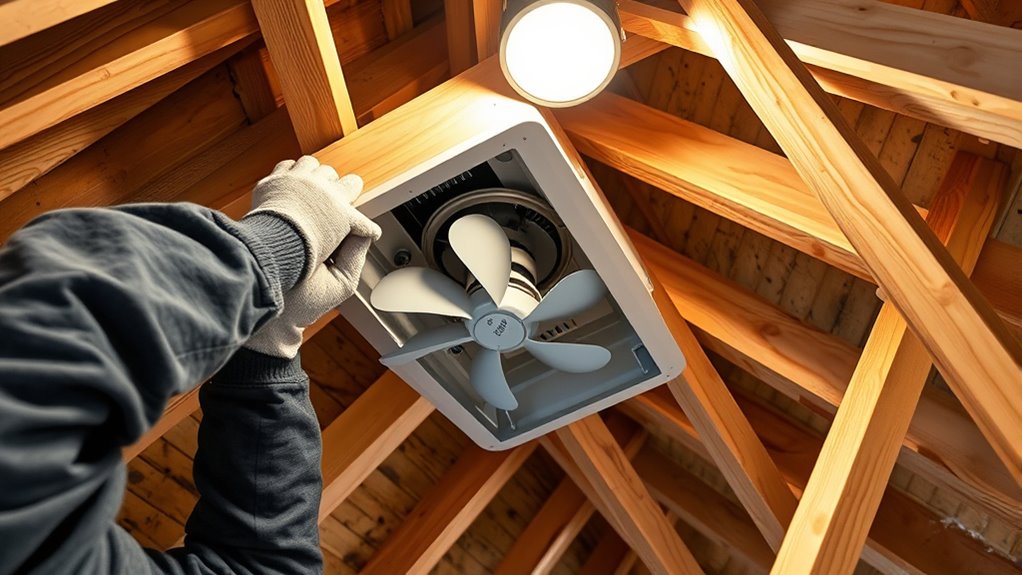 check fan and vents