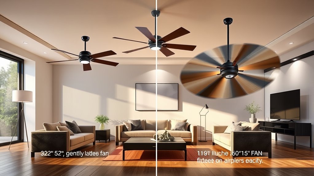 choose fan size wisely