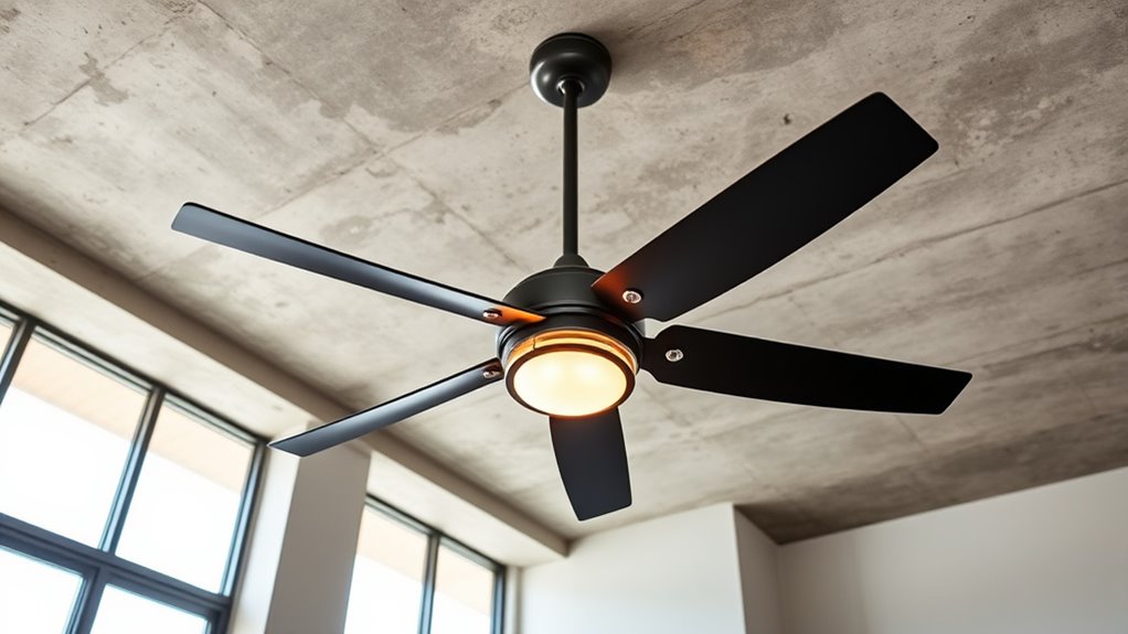 choosing efficient ceiling fans