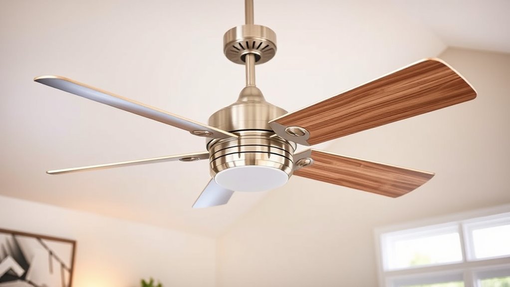 choosing efficient stylish ceiling fans