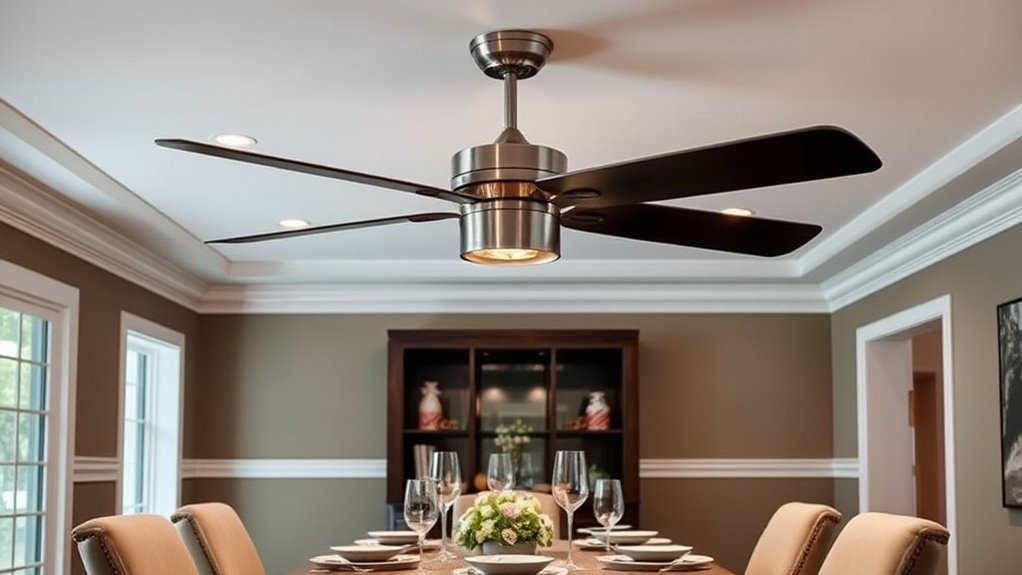 choosing the right dining room fan