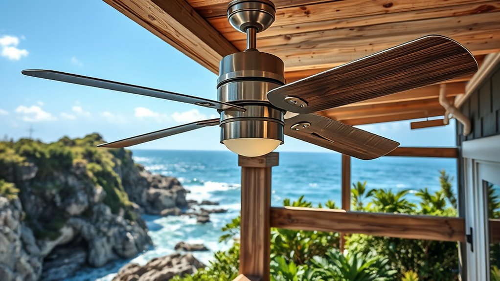 coastal outdoor fan features