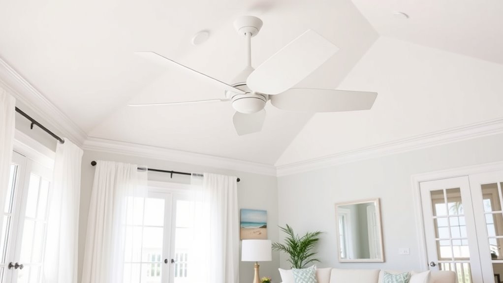 coastal white damp fans