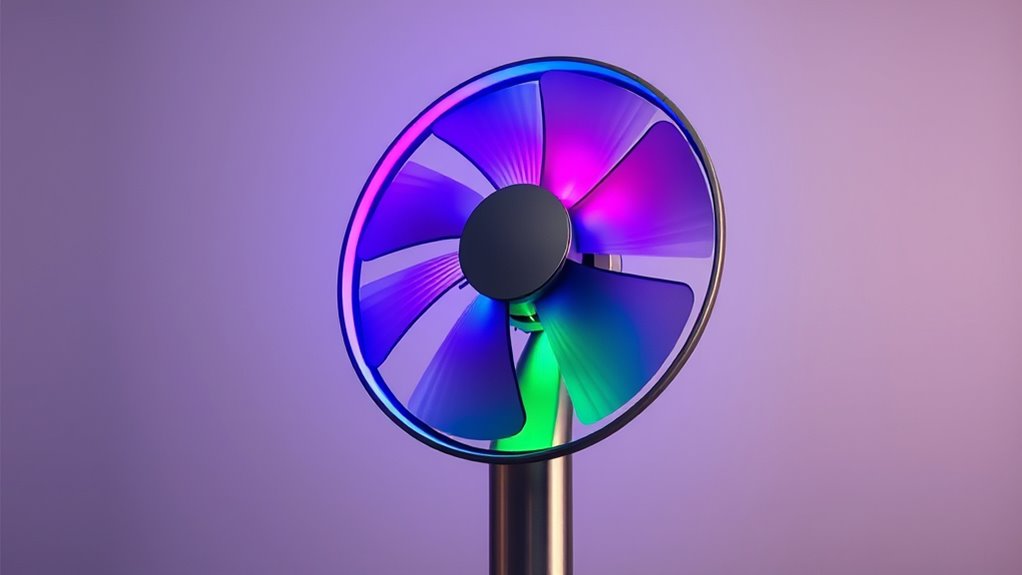 color changing smart fan