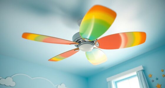 colorful kids ceiling fans