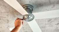 concrete ceiling fan installation