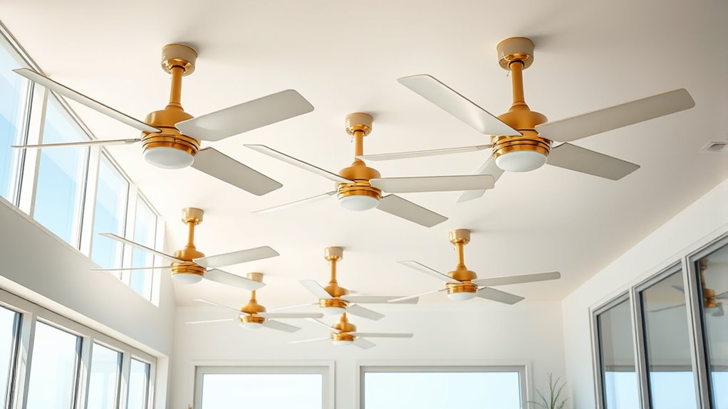 corrosion resistant coastal ceiling fans