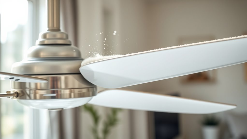create dust resistant fan environment