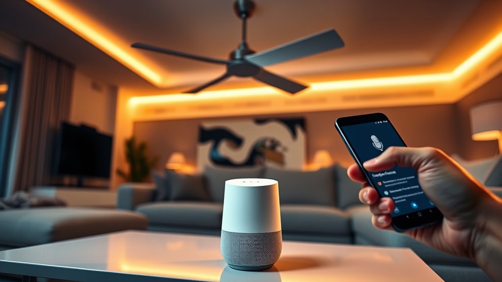 custom voice fan controls