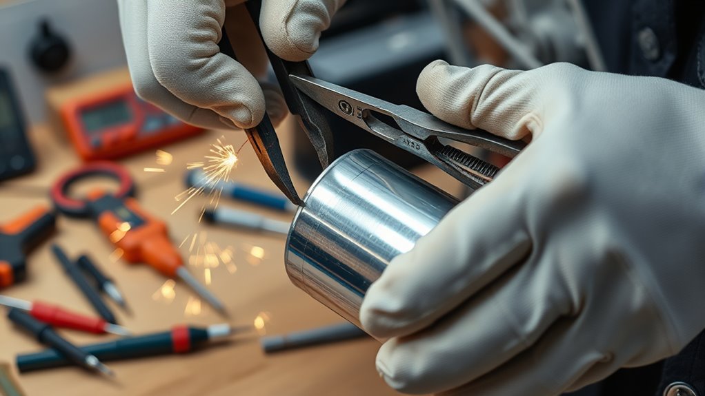 discharge capacitor safely step by step