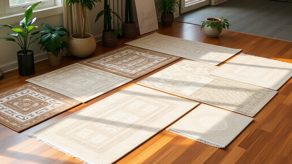 eco friendly bamboo silk rugs