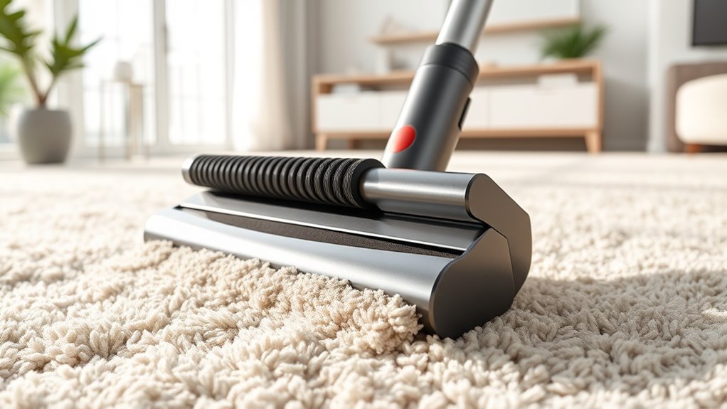 effective high pile carpet vacuuming