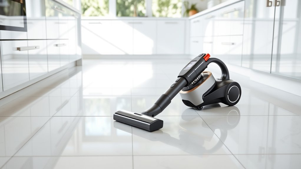 effective tile floor vacuuming