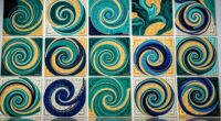 elegant abstract silk rugs