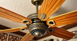 elegant bamboo ceiling fans