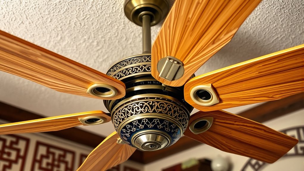 elegant bamboo ceiling fans