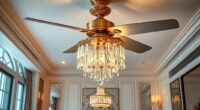 elegant crystal fan collection