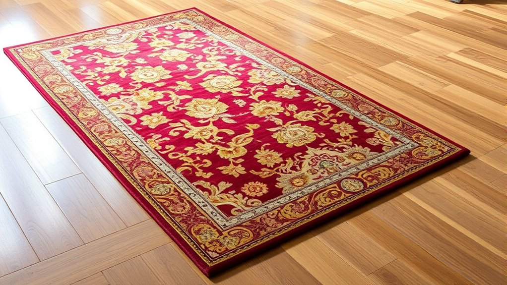 elegant long silk rugs