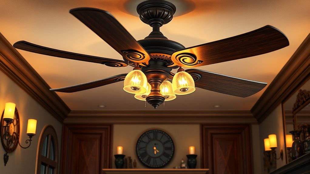 elegant oil rubbed bronze fans