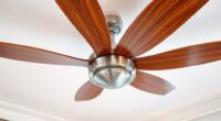 elegant wooden blade fans