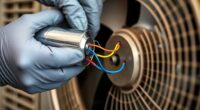 fan capacitor replacement restores speeds