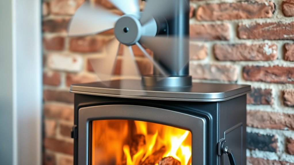 fan placement optimizes heat distribution