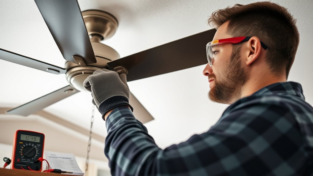 fan safety and operation