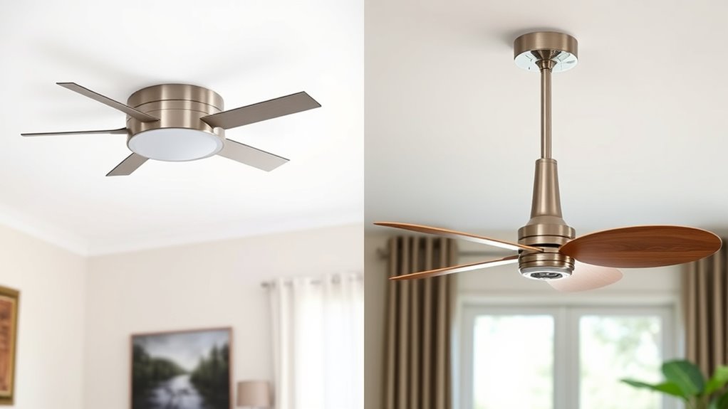fan styles comparison
