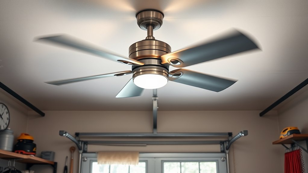garage fan size and features