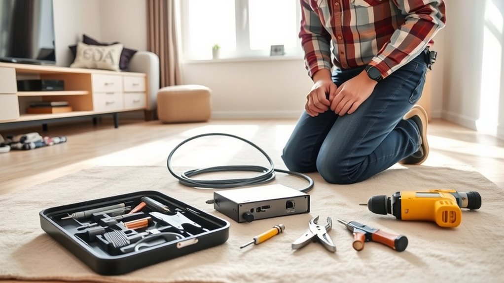 gather tools and materials