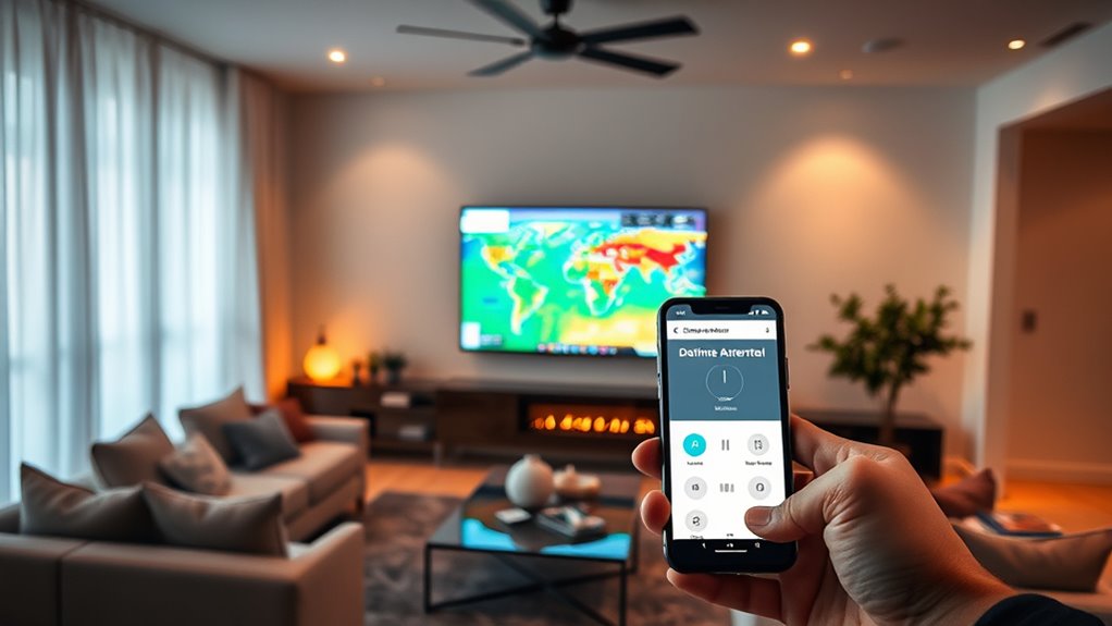 geofence fan automation setup