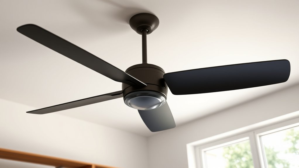 glare free adjustable fan