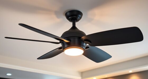 hidden blade ceiling fans
