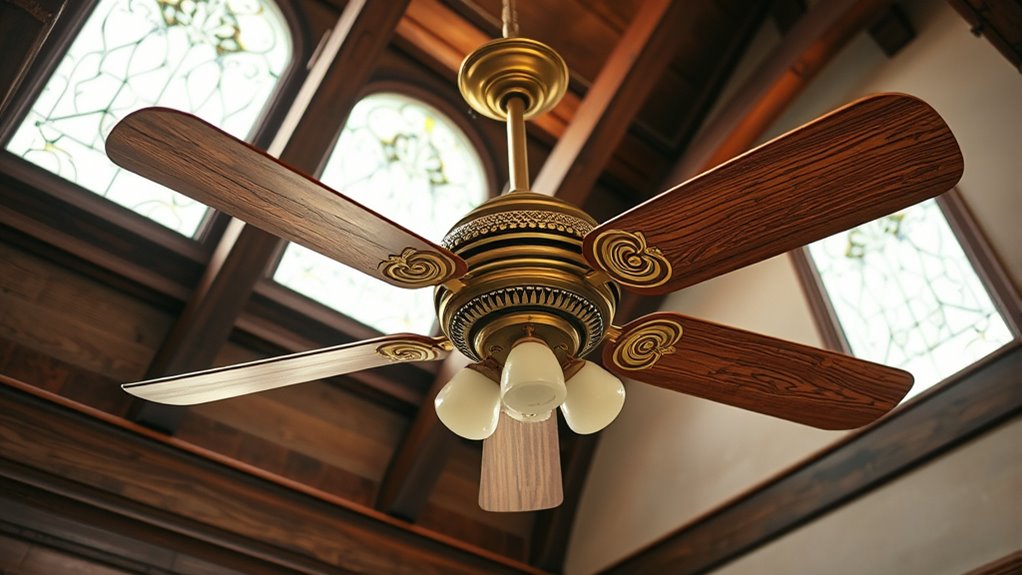 historical home fan retrofitting