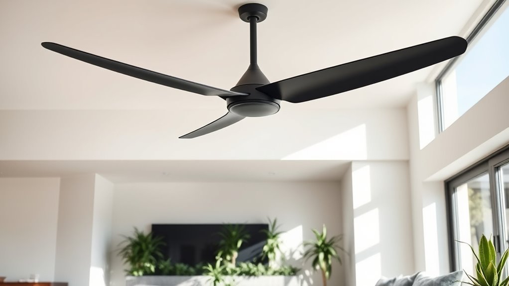 large stylish ceiling fans